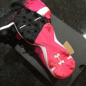 Toddler girl Under Armour softball cleats